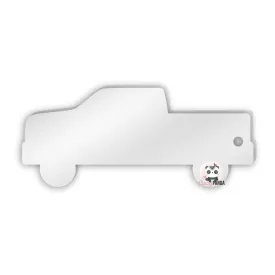 Acrylic Blank Clear Pick-Up Truck 70x30x3mm