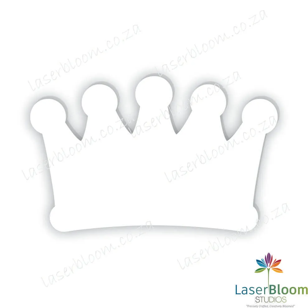 Acrylic Blank Crown- Select Your Thickness (1.5mm, 2mm, 3mm)