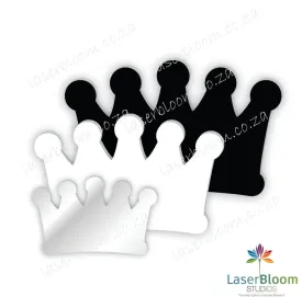 Acrylic Blank Crown- Select Your Thickness (1.5mm, 2mm, 3mm)