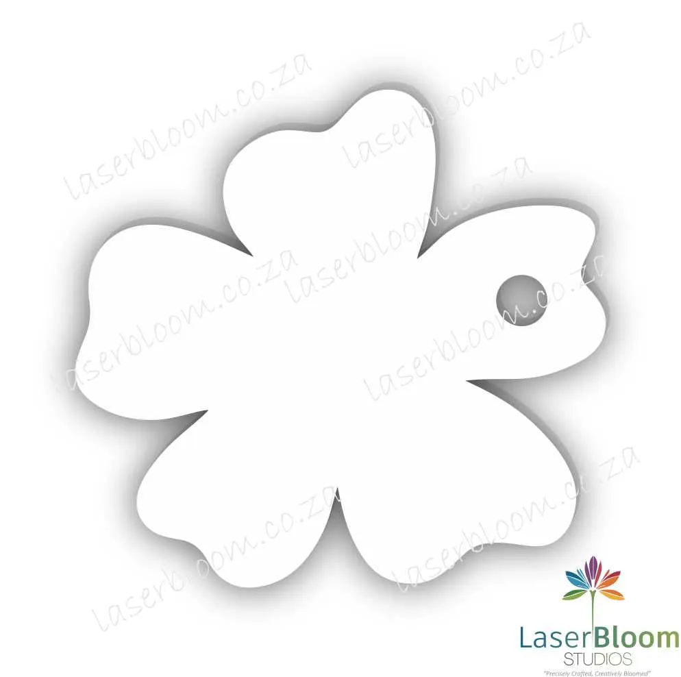 Acrylic Blank Lucky Charm- Select Your Thickness (1.5mm, 2mm, 3mm)