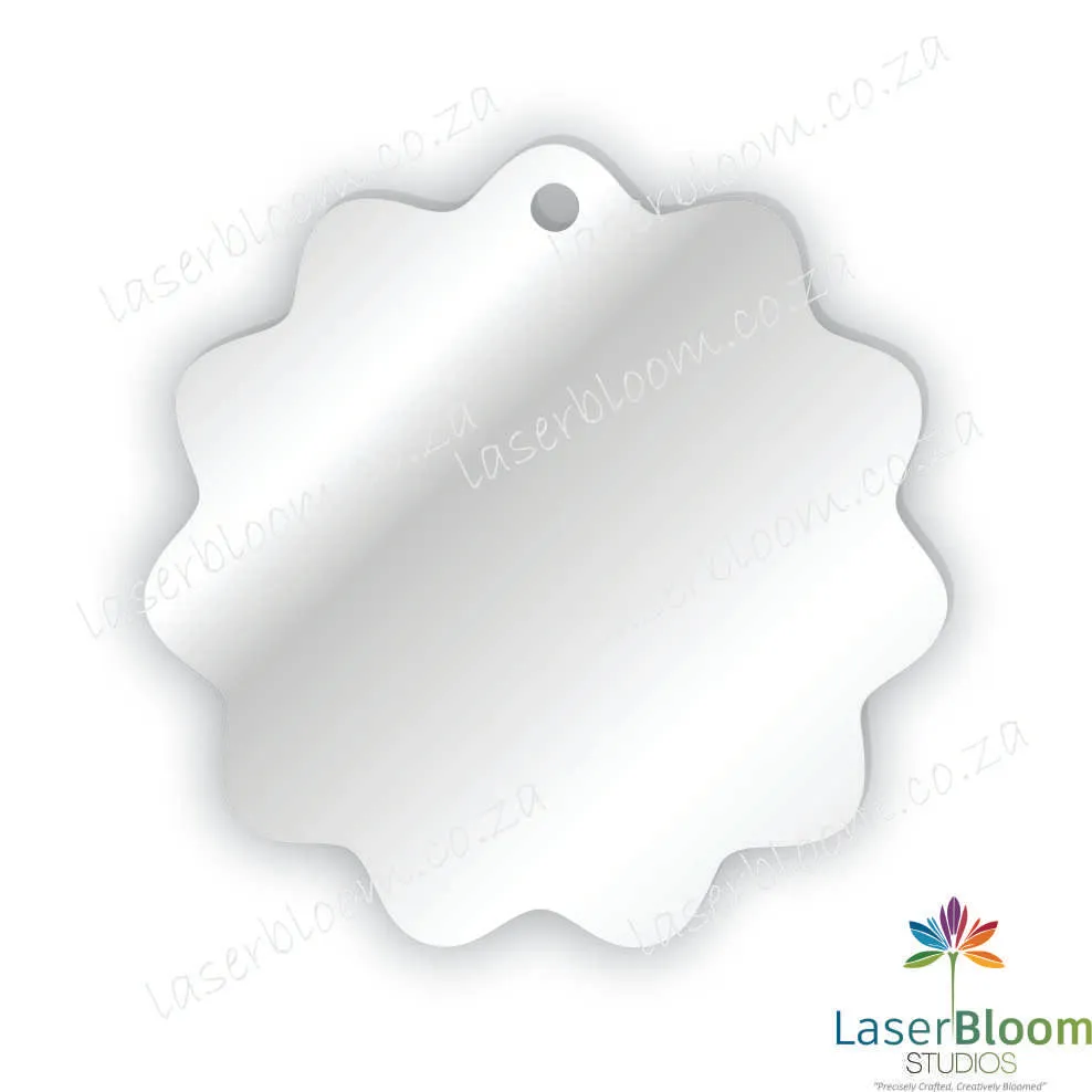 Acrylic Blank Sun- Select Your Thickness (1.5mm, 2mm, 3mm)