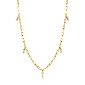 Ania Haie Glow Drop Necklace - Gold