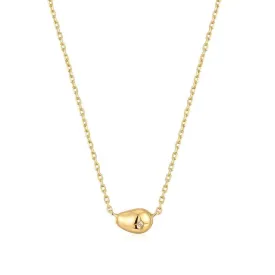 Ania Haie Gold Pebble Sparkle Necklace