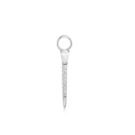 Ania Haie Silver Sparkle Bar Earring Charm