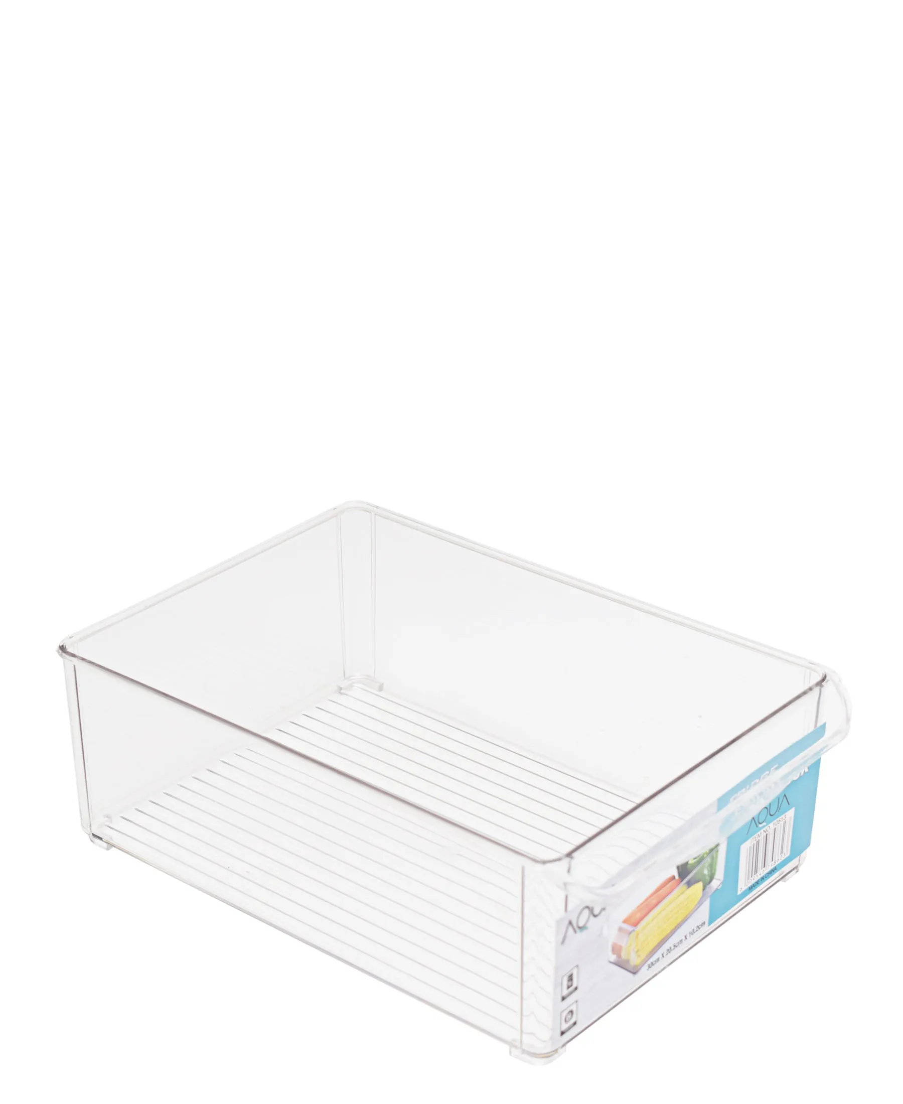 Aqua Fridge Storage Box 30cm - Clear