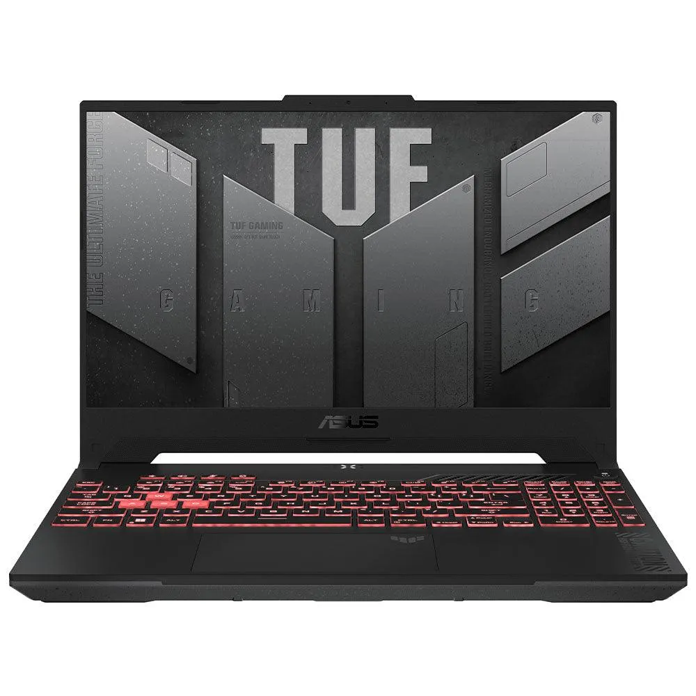 Asus TUF Gaming F15 FA507NU-LP007W Laptop (AMD Ryzen 5-7535HS - 8GB Ram - M.2 NVMe 512GB - Nvidia RTX 4050 6GB - 15.6 Inch FHD - Win11) - Jaeger Gray