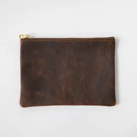 Brown Kodiak Medium Zip Pouch