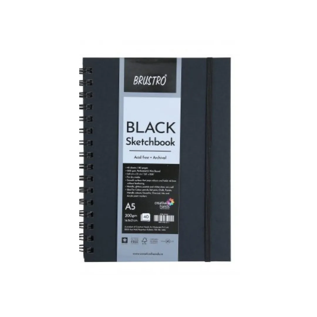 Brustro Artist Black Sketchbook