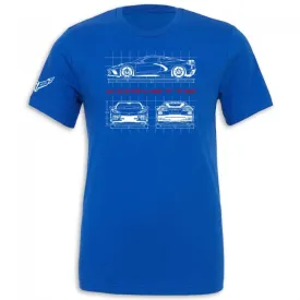 C8 Corvette Blueprint Tee