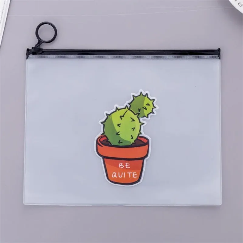 Cactus Stationery Zipper Pouch