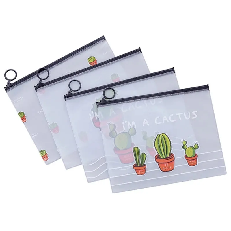 Cactus Stationery Zipper Pouch