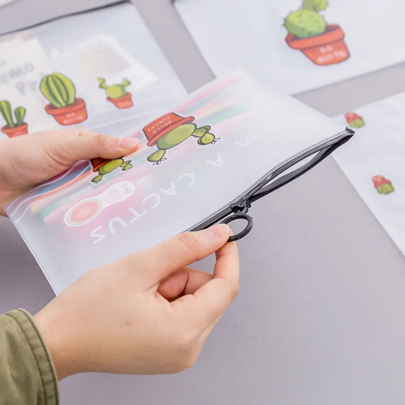 Cactus Stationery Zipper Pouch