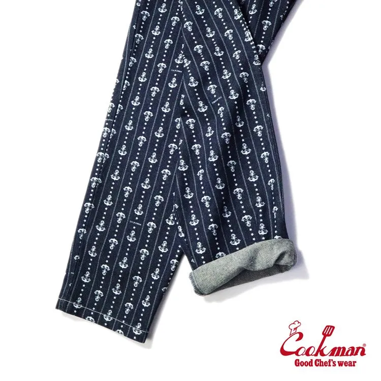 Cookman Chef Pants - Anchor Stripe Denim