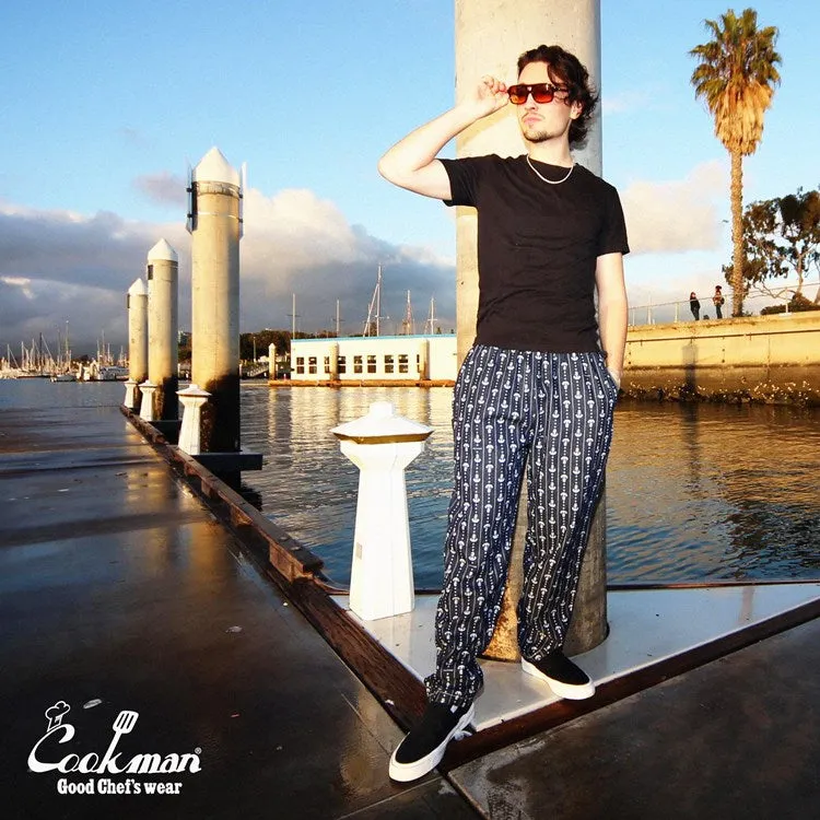 Cookman Chef Pants - Anchor Stripe Denim