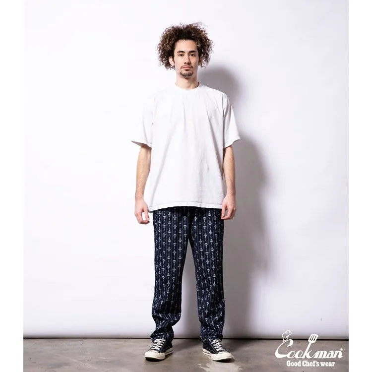 Cookman Chef Pants - Anchor Stripe Denim