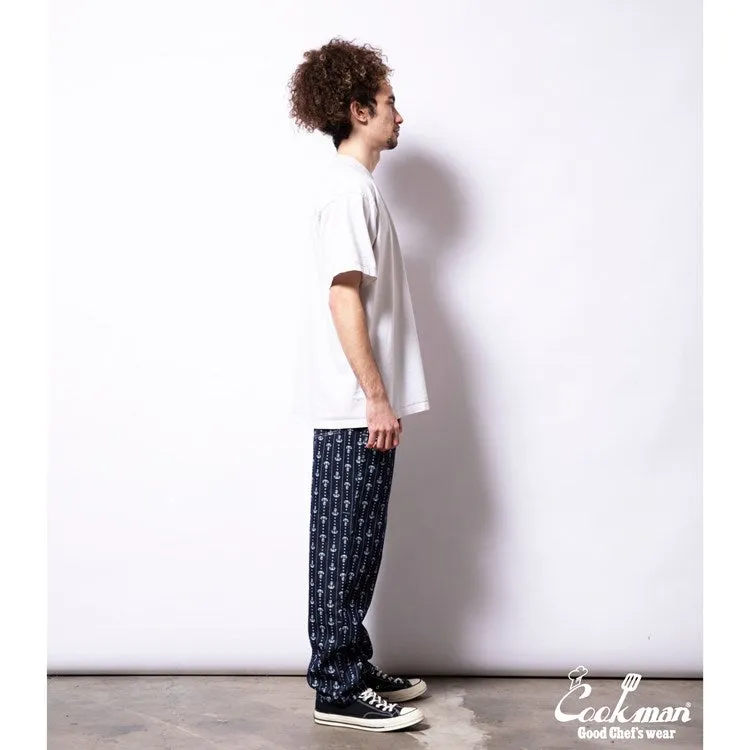 Cookman Chef Pants - Anchor Stripe Denim