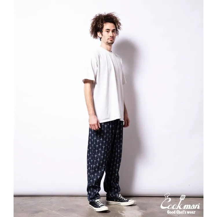 Cookman Chef Pants - Anchor Stripe Denim