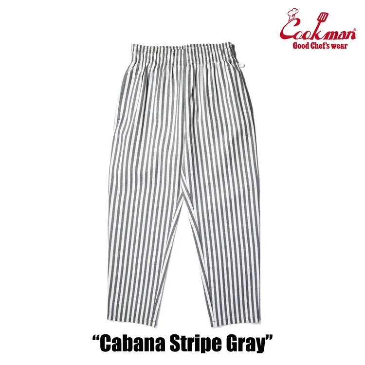 Cookman Chef Pants - Cabana Stripe : Gray