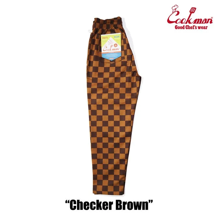 Cookman Chef Pants - Checker : Brown