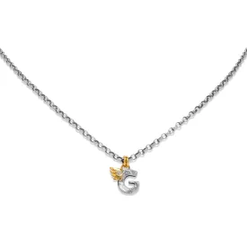 Diamond Love Letter Necklace