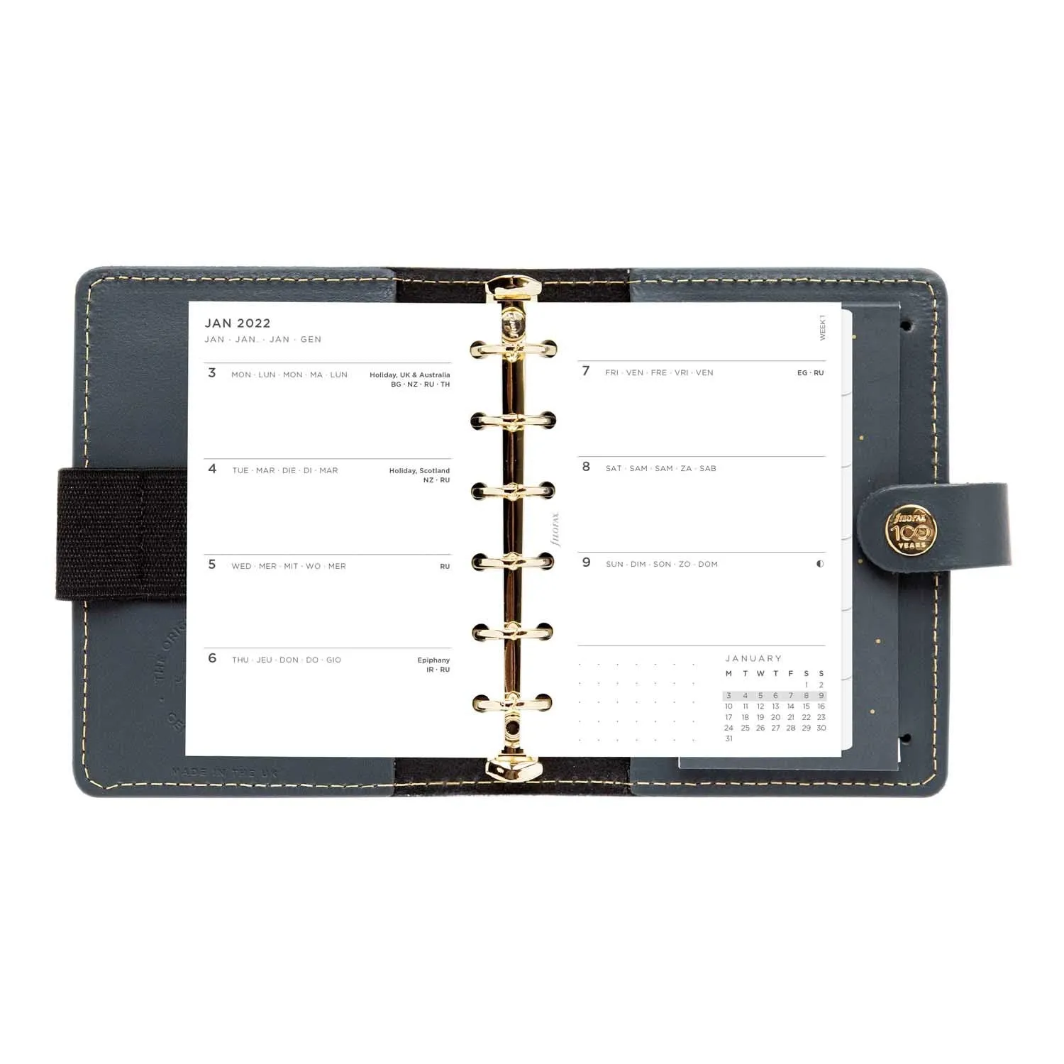 Filofax Centennial Limited Edition The Original Pocket Leather Organizer