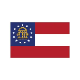 Georgia Flag Decal