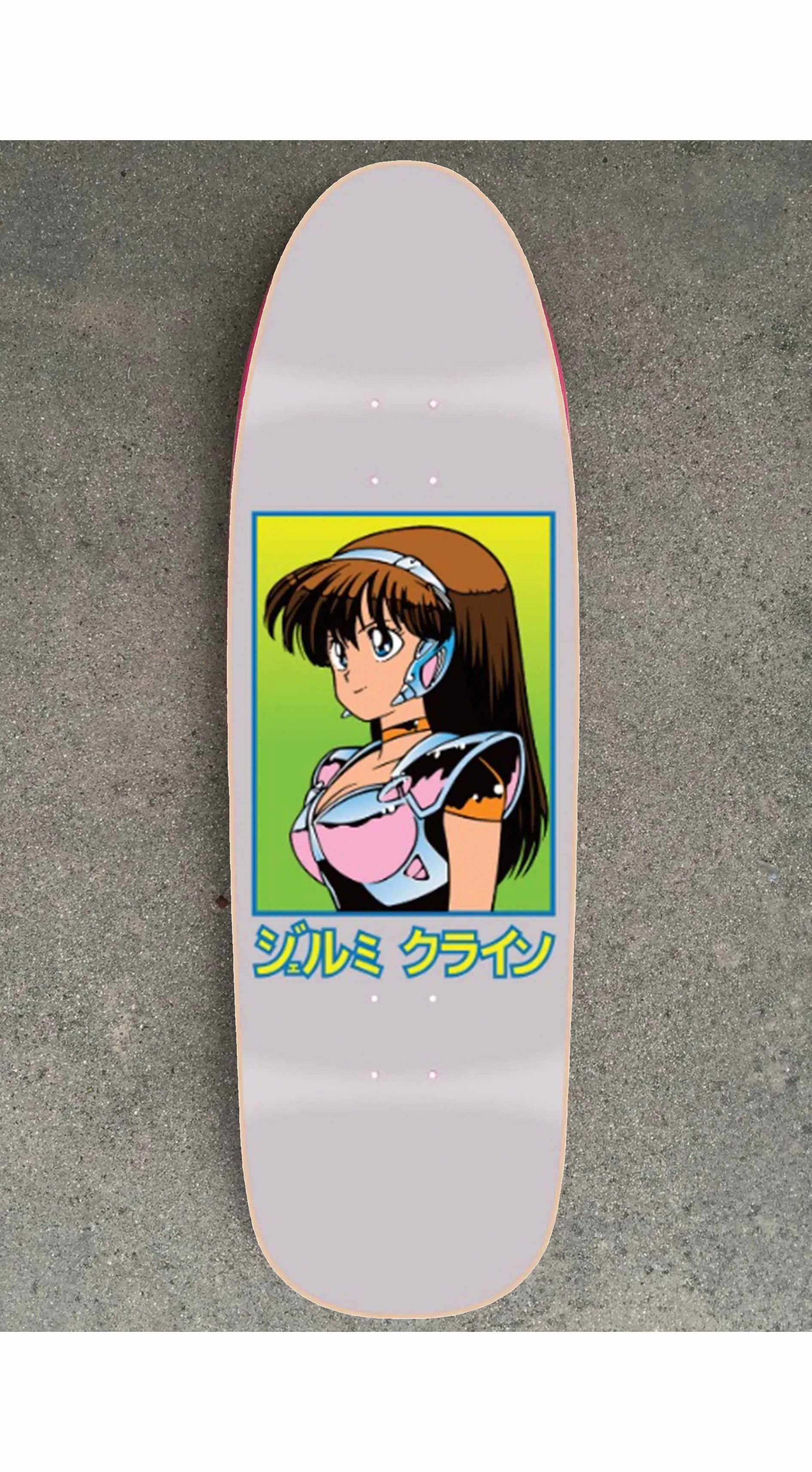 Jk Industries Dream Girl Metallic Silver Reissue Skateboard Deck -Tabla Skate