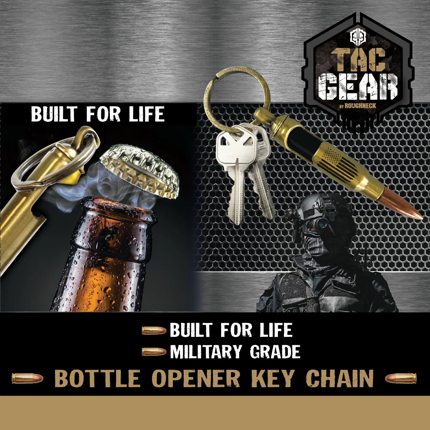 Keychain Bullet Design with Gift Box - 12 Pieces Per Retail Ready Display 23244