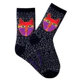 Laurel Burch Native Cat Socks