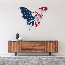 Limited Edition American Flag Eagle - Metal Wall Art