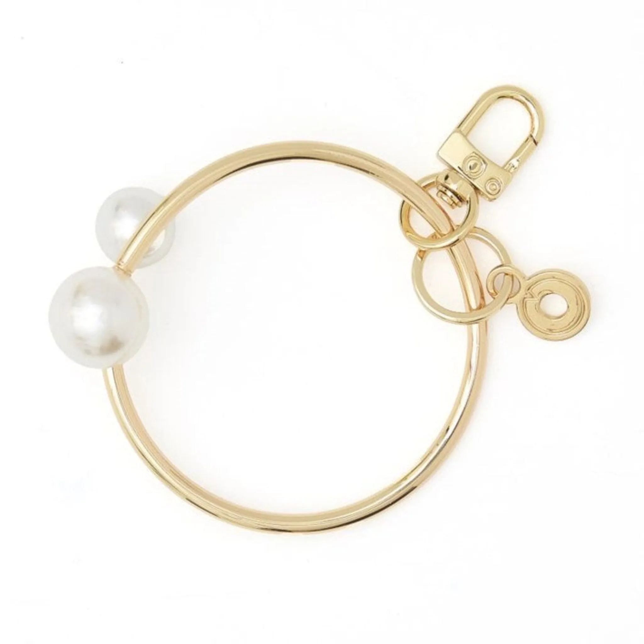 Oventure Big O Phone Bracelet - Gold & Pearl