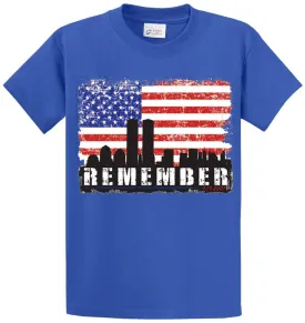 Remember 9-11 Printed Tee Shirt