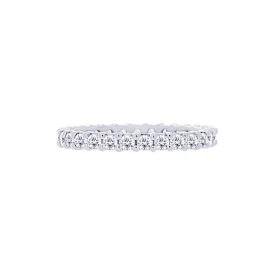 Shared-prong 1.00 Carat Diamond Eternity Wedding Band