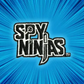 Spy Ninjas Embroidered Patch 2" wide - Black