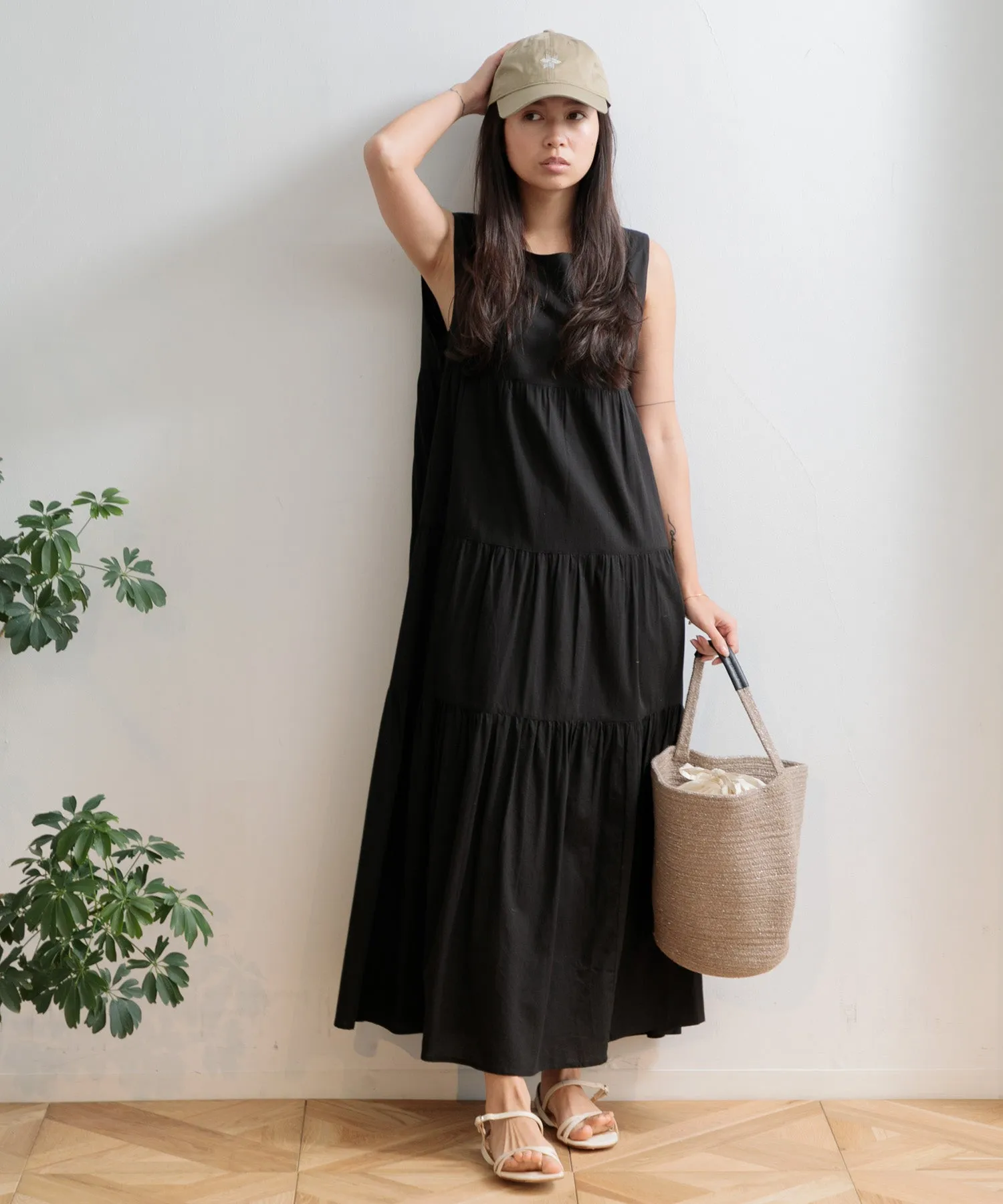 【WOMEN】beej recycle/c braid busket